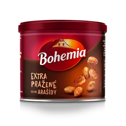 Bohemia pražené arašídy 135g
